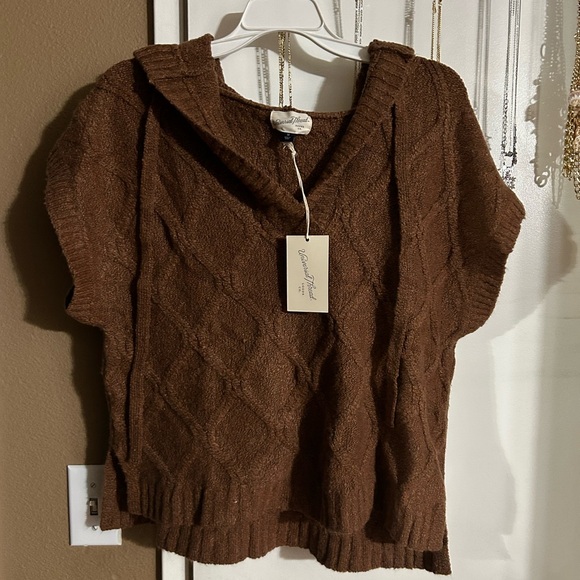 Target Sweaters - Target Brown Cowl Neck Sweater